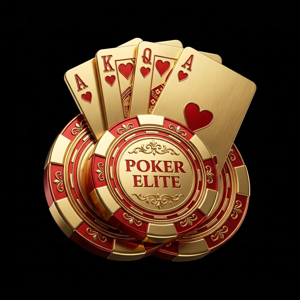 OK Rummy poker game icon — card and chip outline
