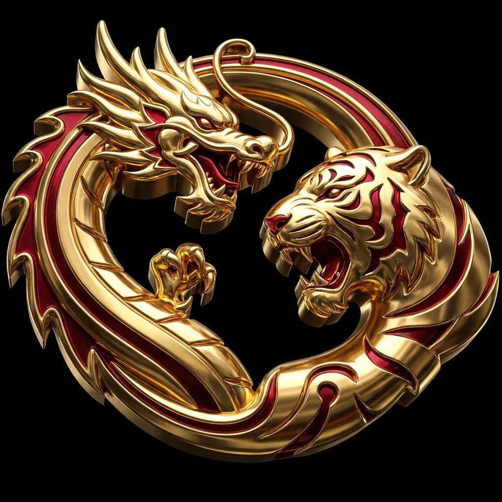 Dragon and Tiger game icon on OK Rummy — two-card comparison